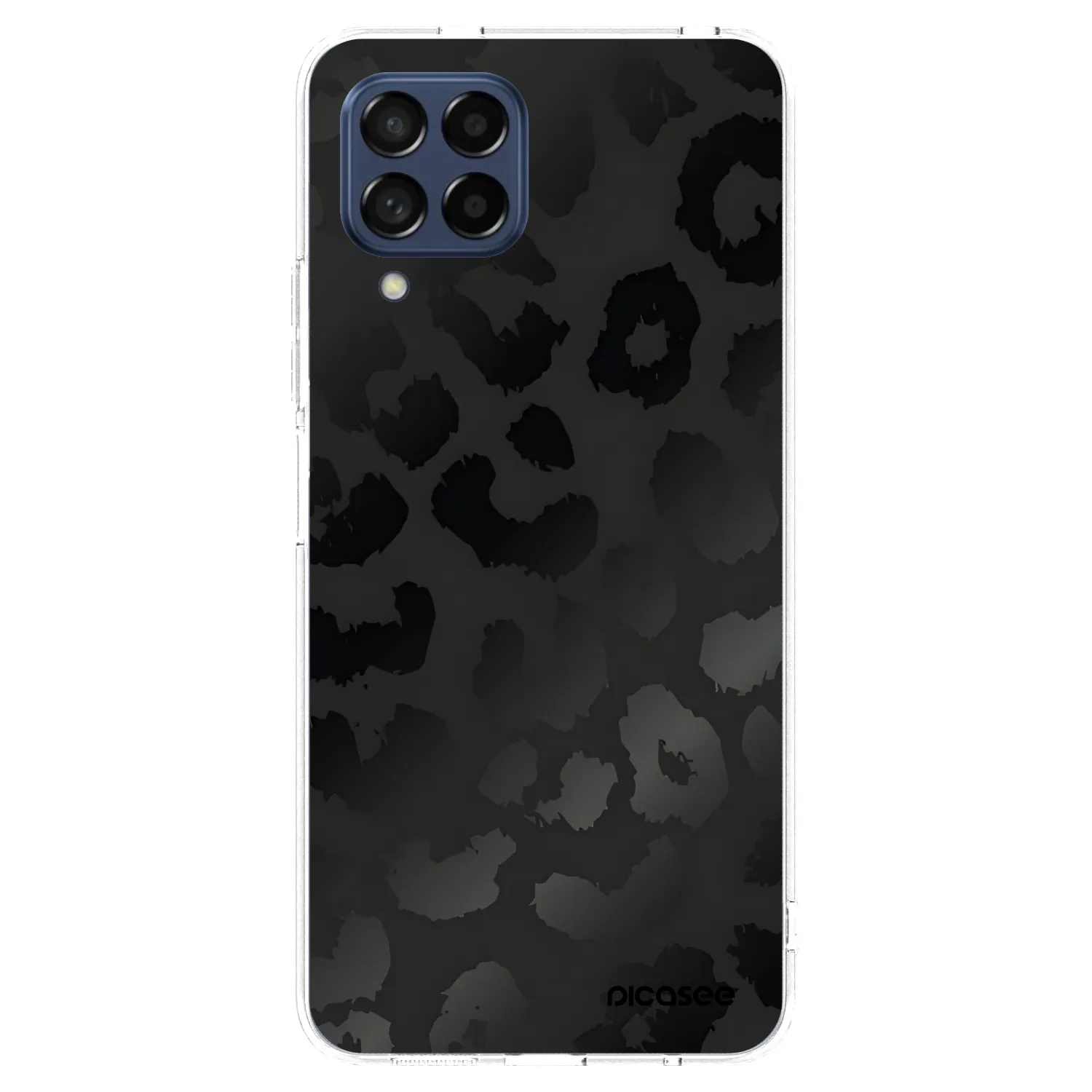 Picasee silikonska prozirna maskica za Samsung Galaxy M53 5G - Midnight Leopard