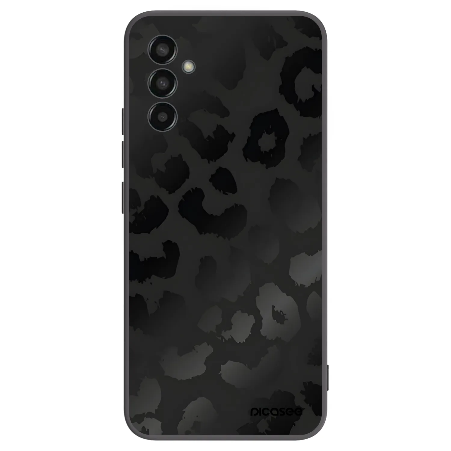 Picasee crna silikonska maskica za Samsung Galaxy M13 M135F - Midnight Leopard