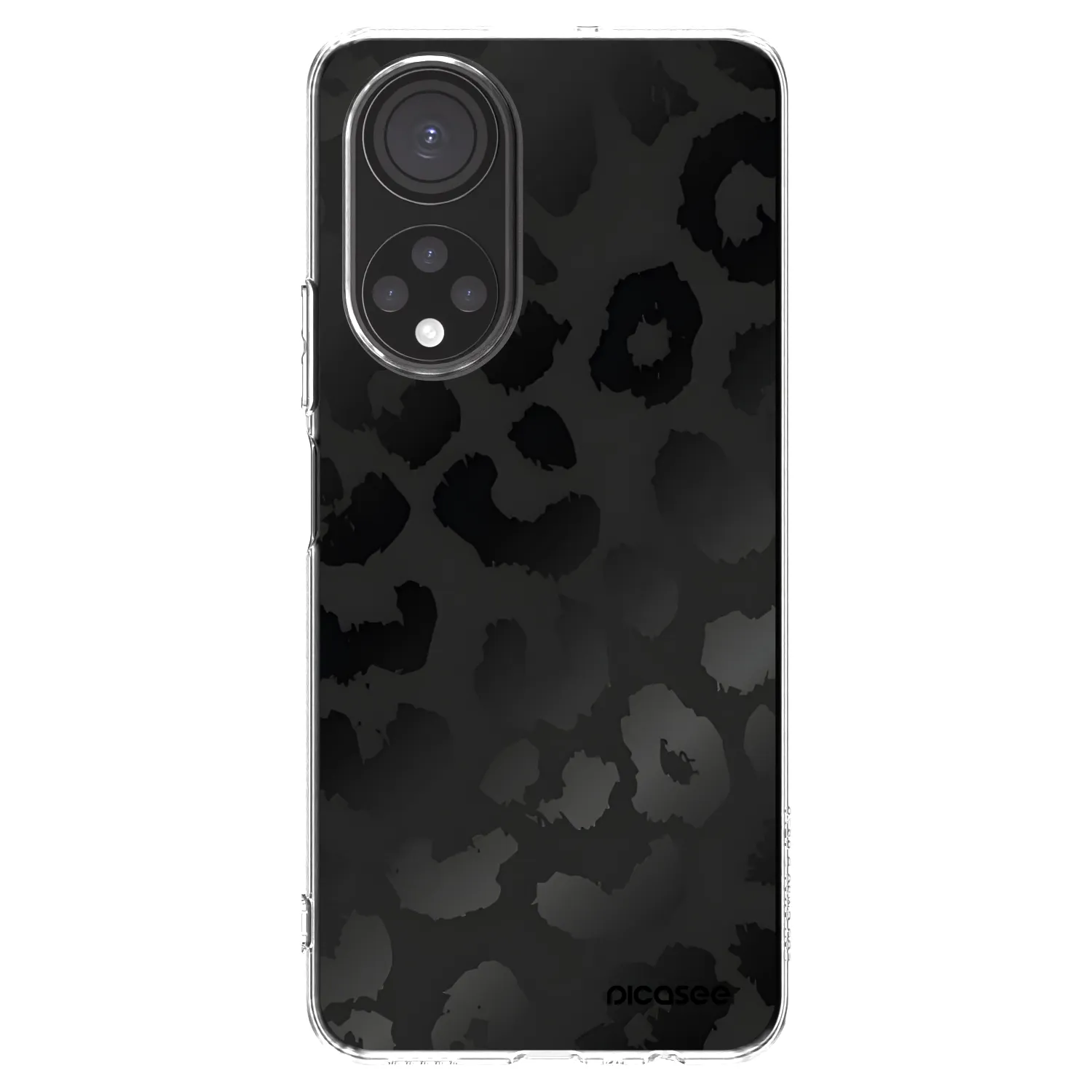Picasee silikonska prozirna maskica za Honor X7 - Midnight Leopard
