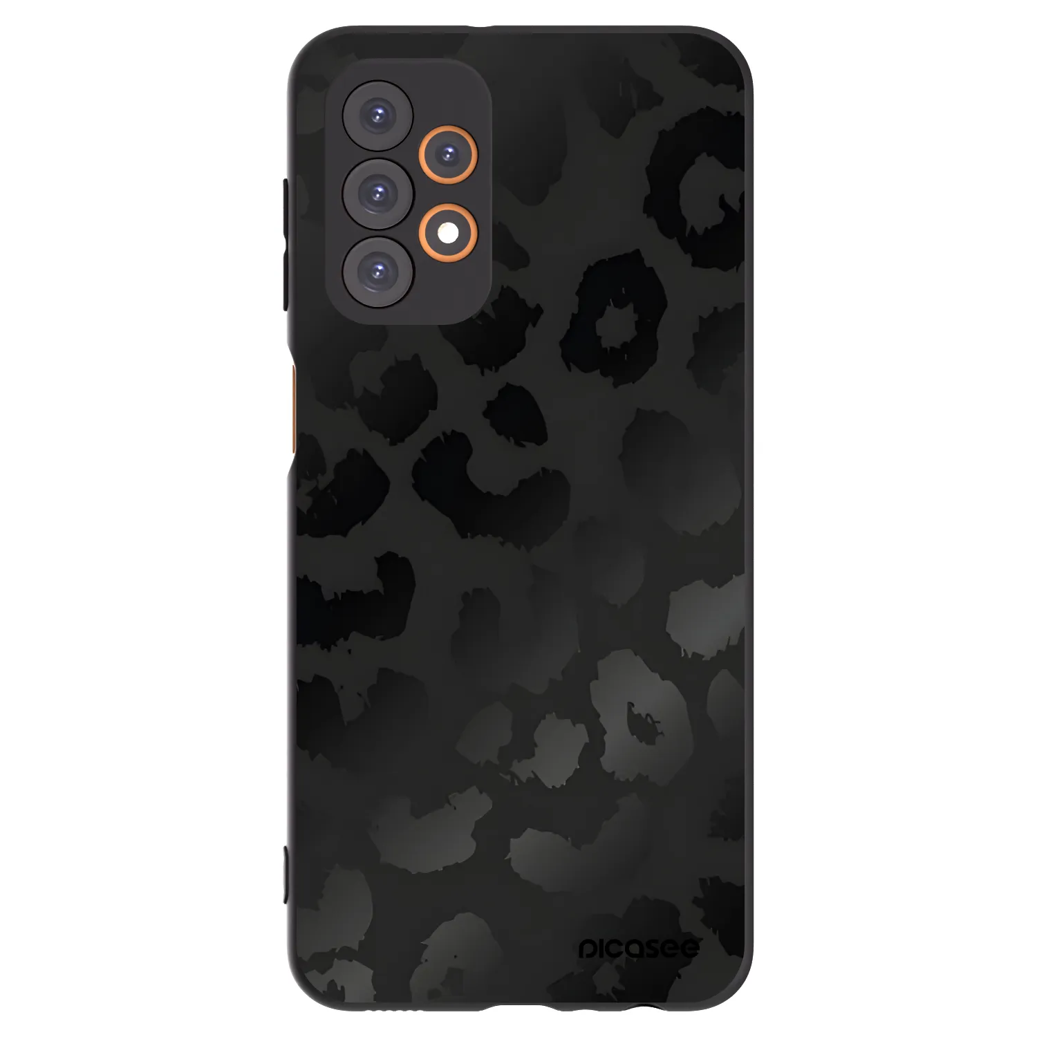 Picasee crna silikonska maskica za Samsung Galaxy A23 A236B 5G - Midnight Leopard