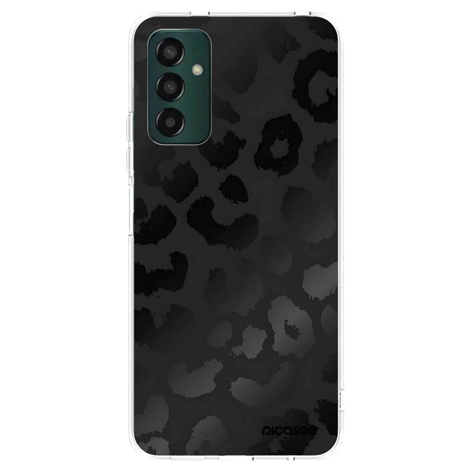 Picasee silikonska prozirna maskica za Samsung Galaxy M23 5G - Midnight Leopard