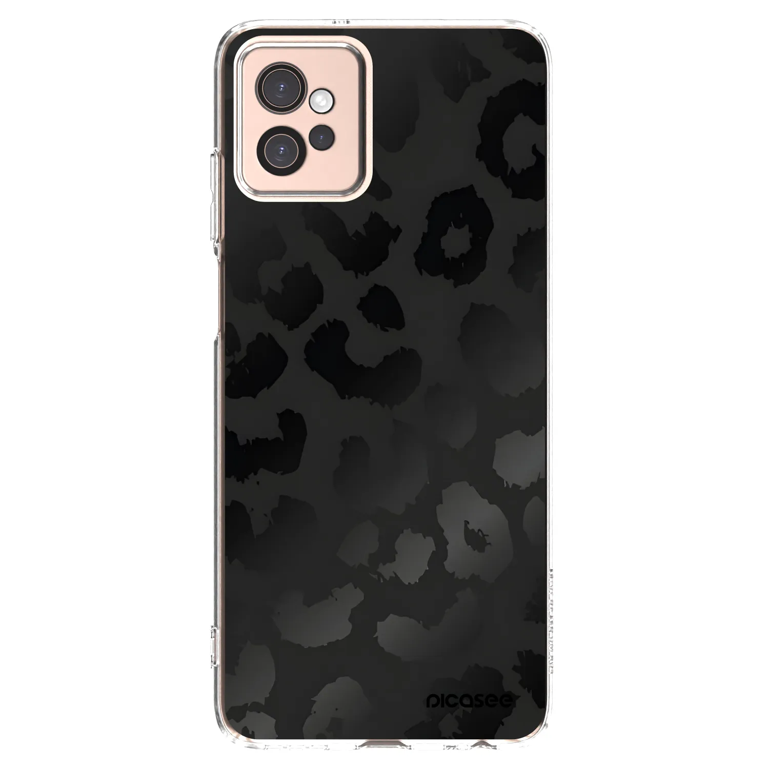 Picasee silikonska prozirna maskica za Motorola Moto G32 - Midnight Leopard