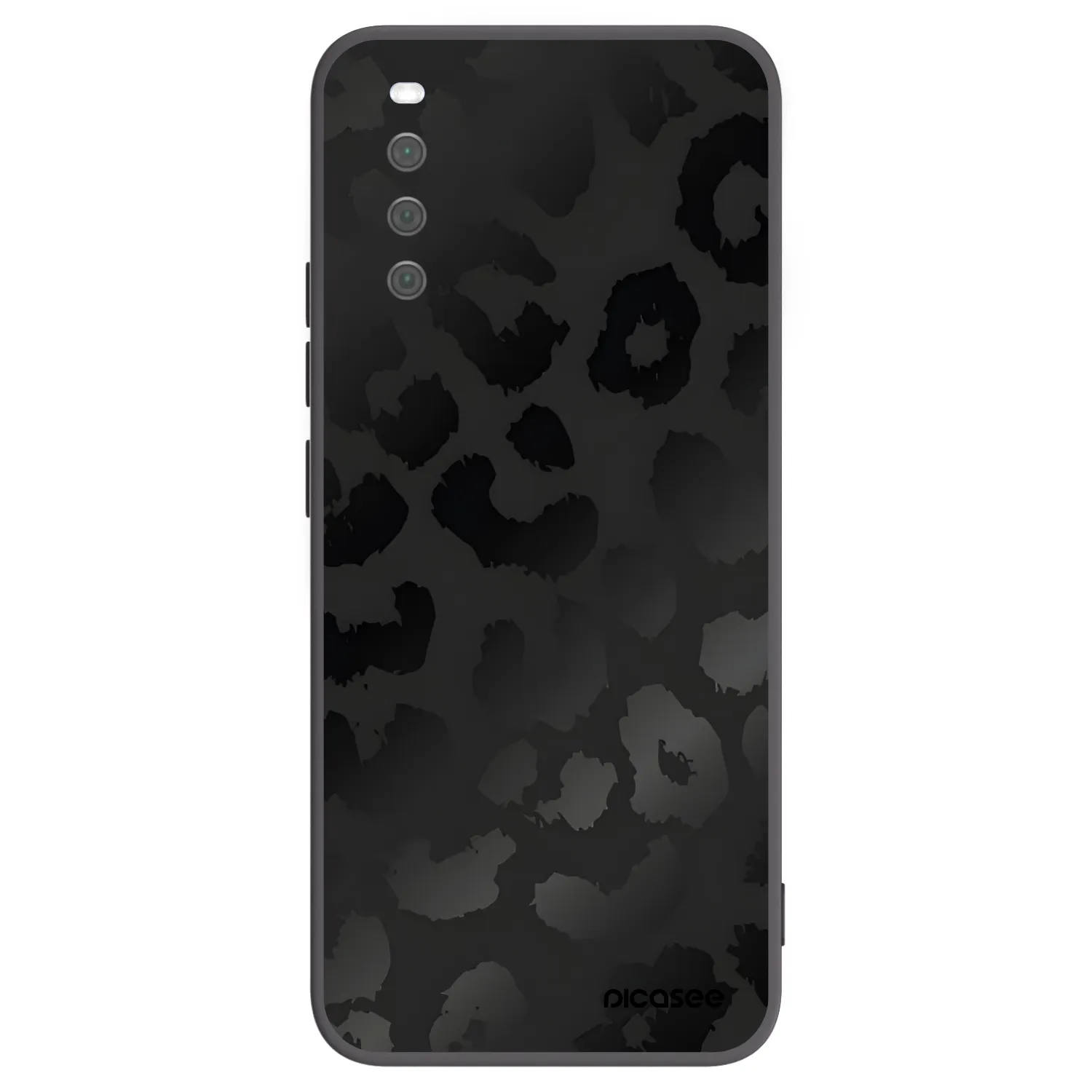 Picasee crna silikonska maskica za Sony Xperia 10 III - Midnight Leopard