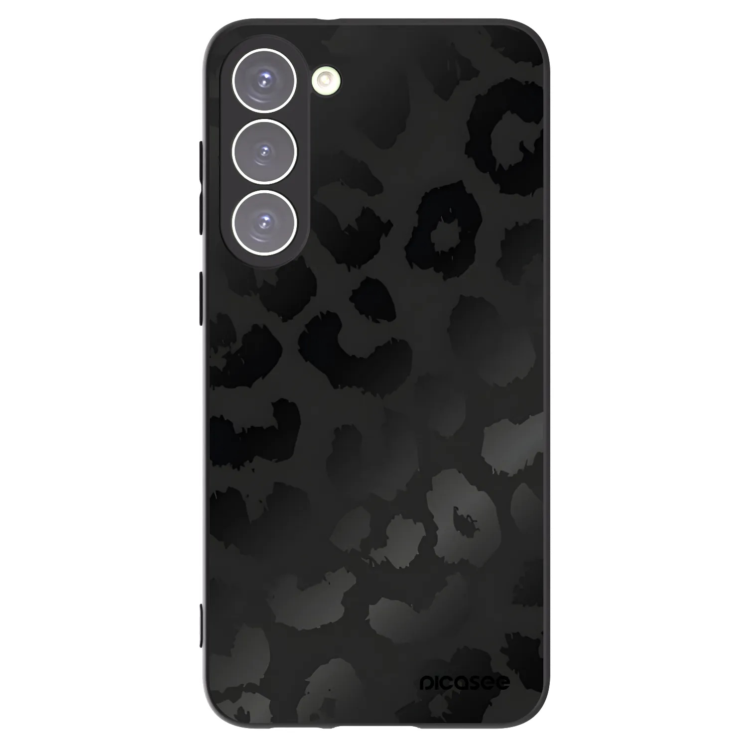 Picasee crna silikonska maskica za Samsung Galaxy S23+ 5G - Midnight Leopard