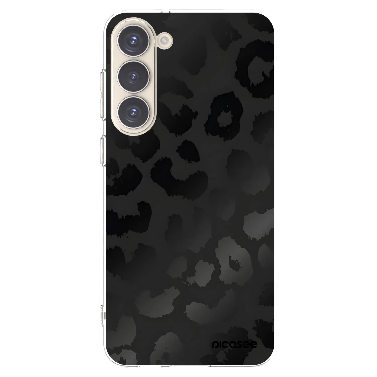 Picasee silikonska prozirna maskica za Samsung Galaxy S23+ 5G - Midnight Leopard