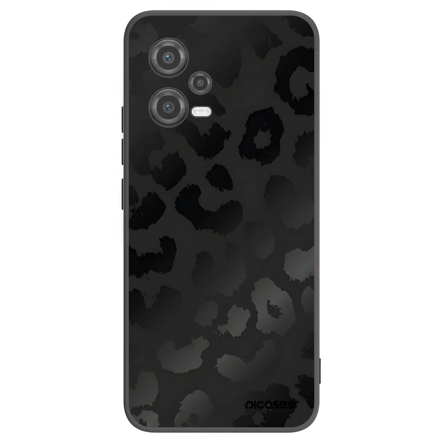 Picasee crna silikonska maskica za Xiaomi Poco X5 - Midnight Leopard