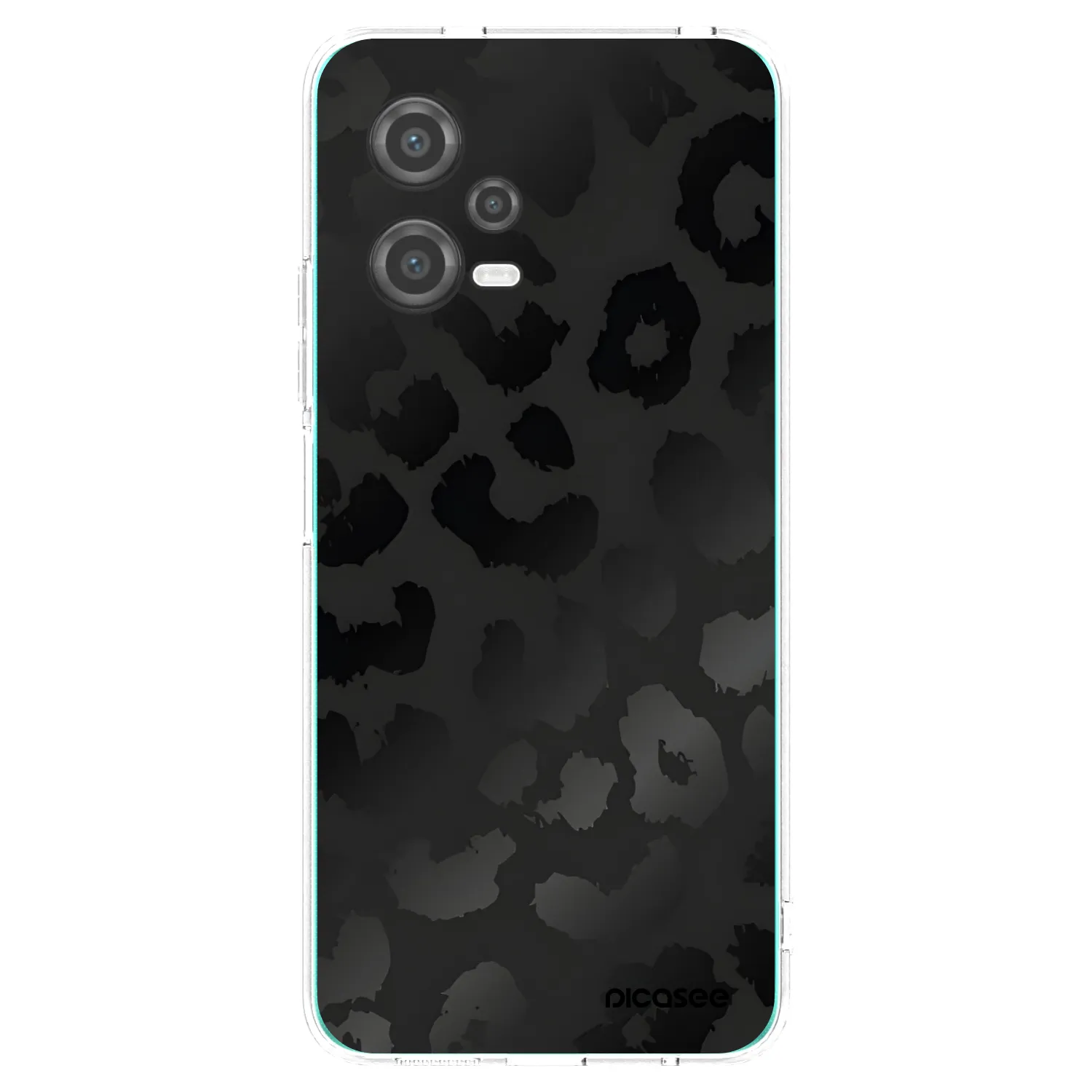 Picasee silikonska prozirna maskica za Xiaomi Poco X5 - Midnight Leopard