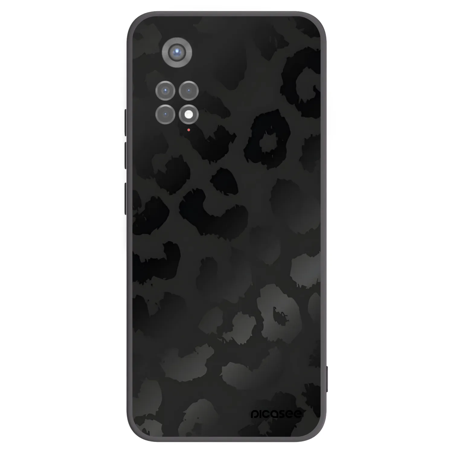 Picasee crna silikonska maskica za Xiaomi Redmi Note 11S 5G - Midnight Leopard