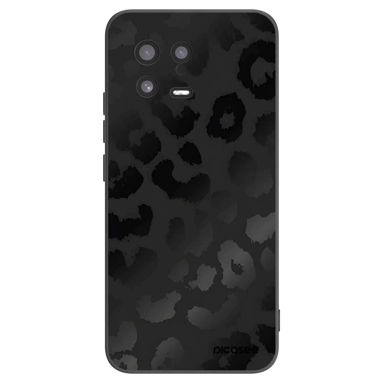 Picasee crna silikonska maskica za Xiaomi 13 - Midnight Leopard