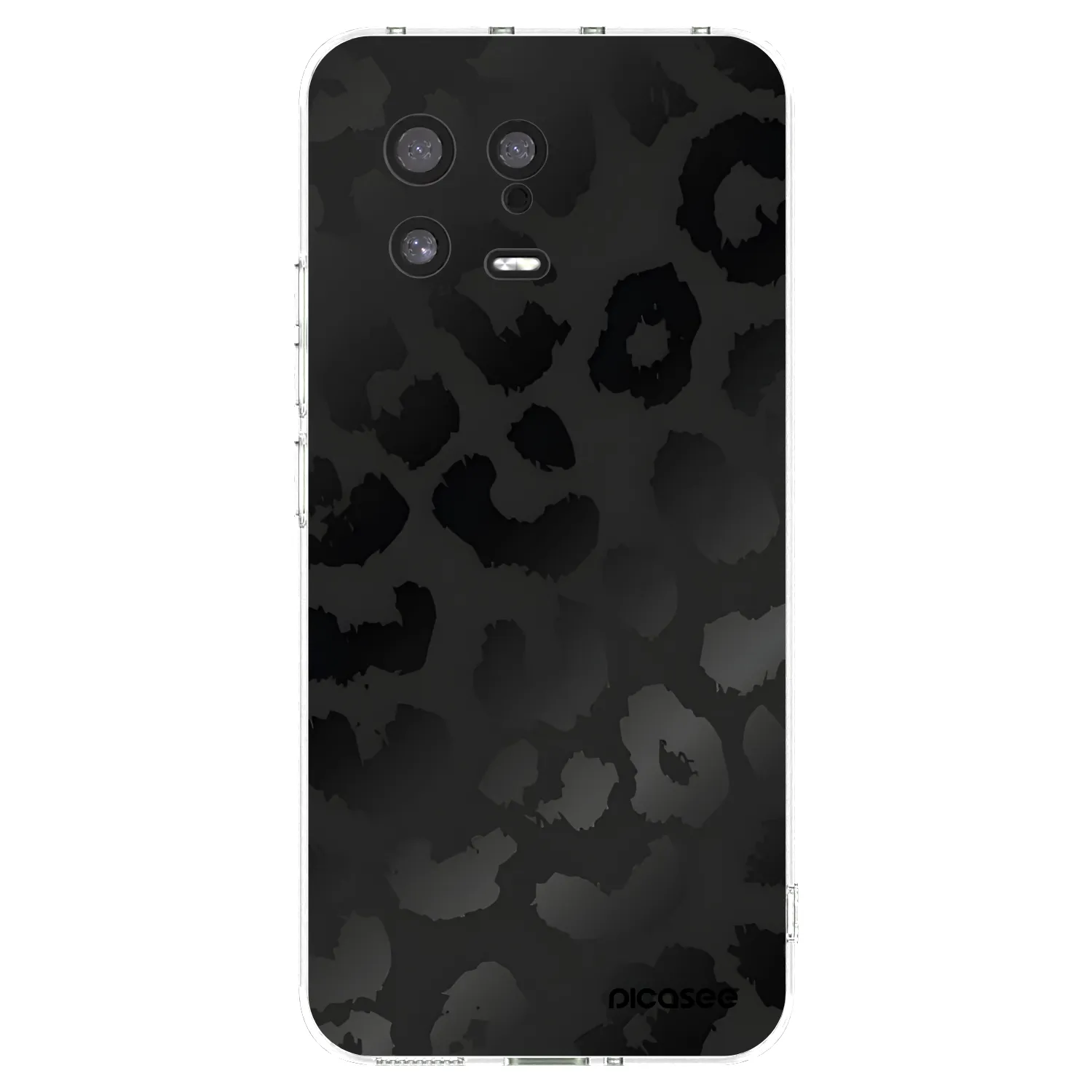Picasee silikonska prozirna maskica za Xiaomi 13 - Midnight Leopard