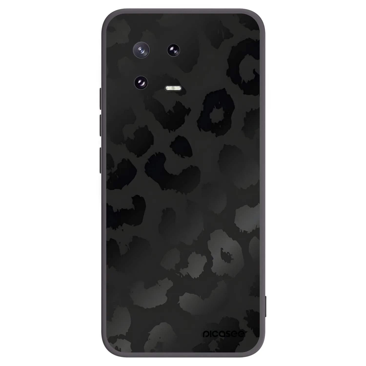 Picasee crna silikonska maskica za Xiaomi 13 Pro - Midnight Leopard