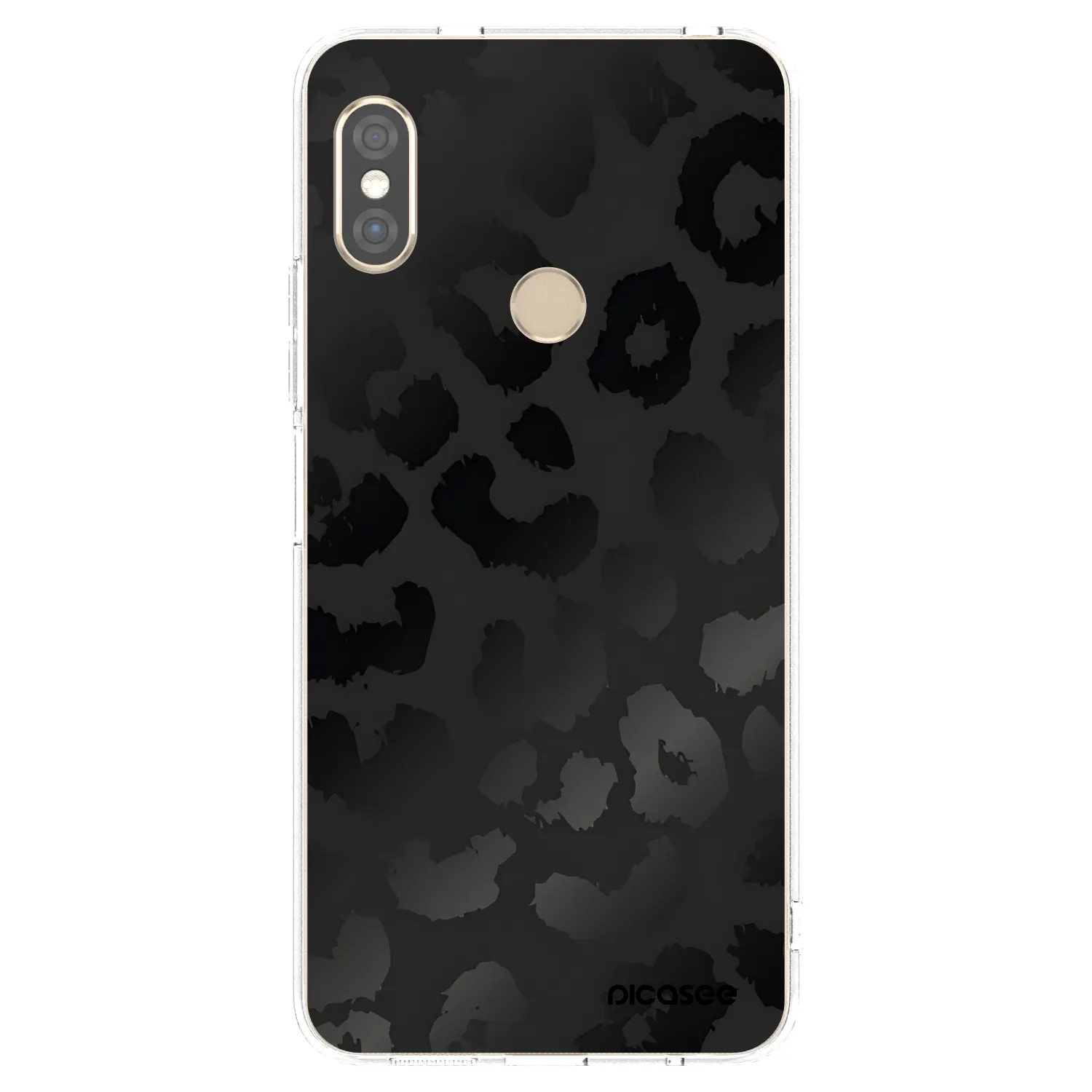 Picasee silikonska prozirna maskica za Xiaomi Redmi Note 5 Global - Midnight Leopard