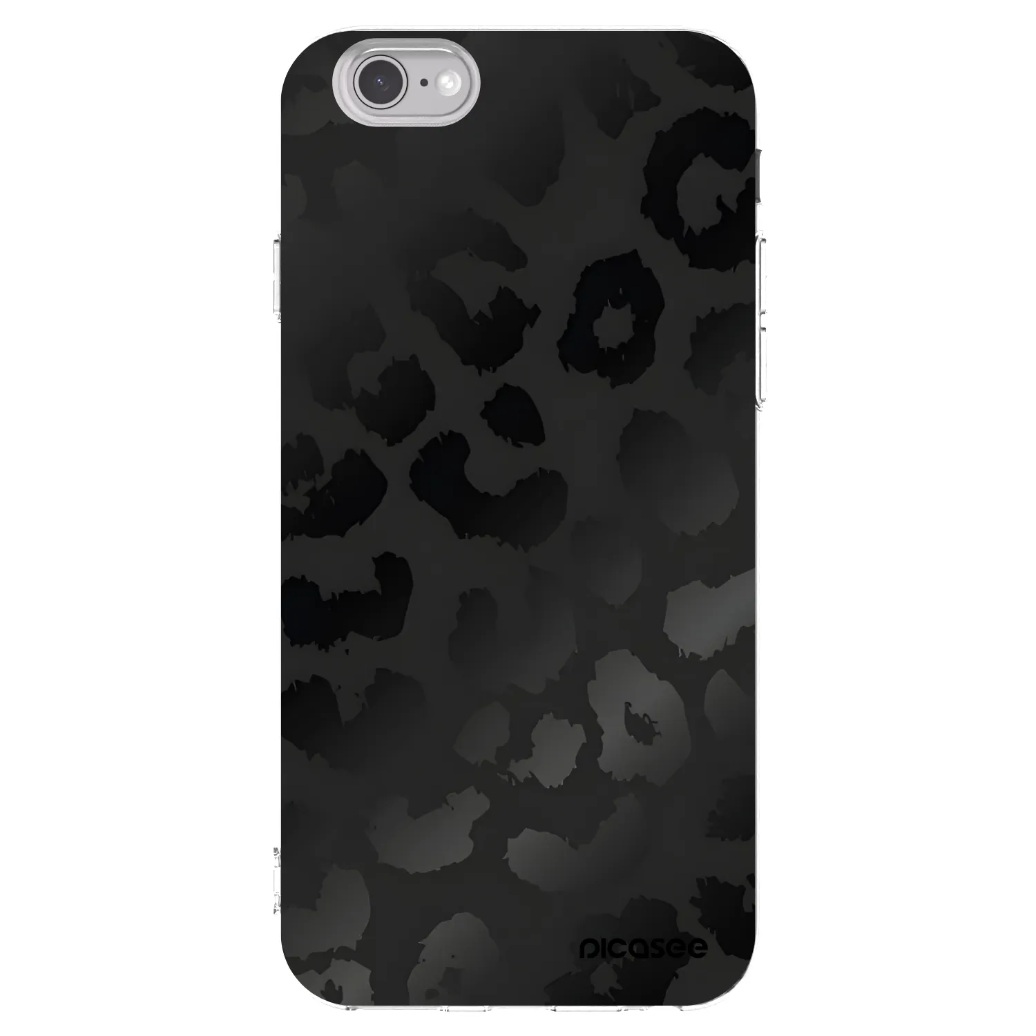 Picasee silikonska prozirna maskica za Apple iPhone 6/6S - Midnight Leopard
