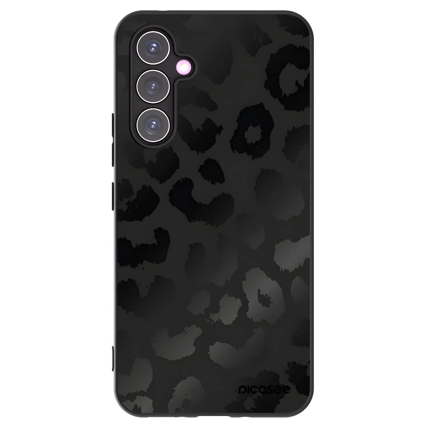 Picasee crna silikonska maskica za Samsung Galaxy A54 5G A546B - Midnight Leopard