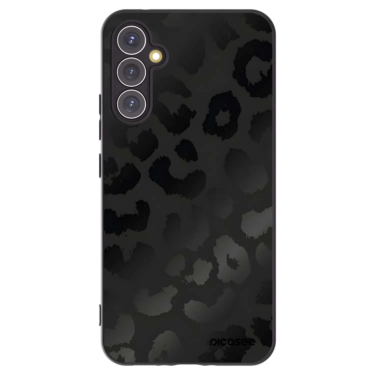 Picasee crna silikonska maskica za Samsung Galaxy A34 5G A346B - Midnight Leopard