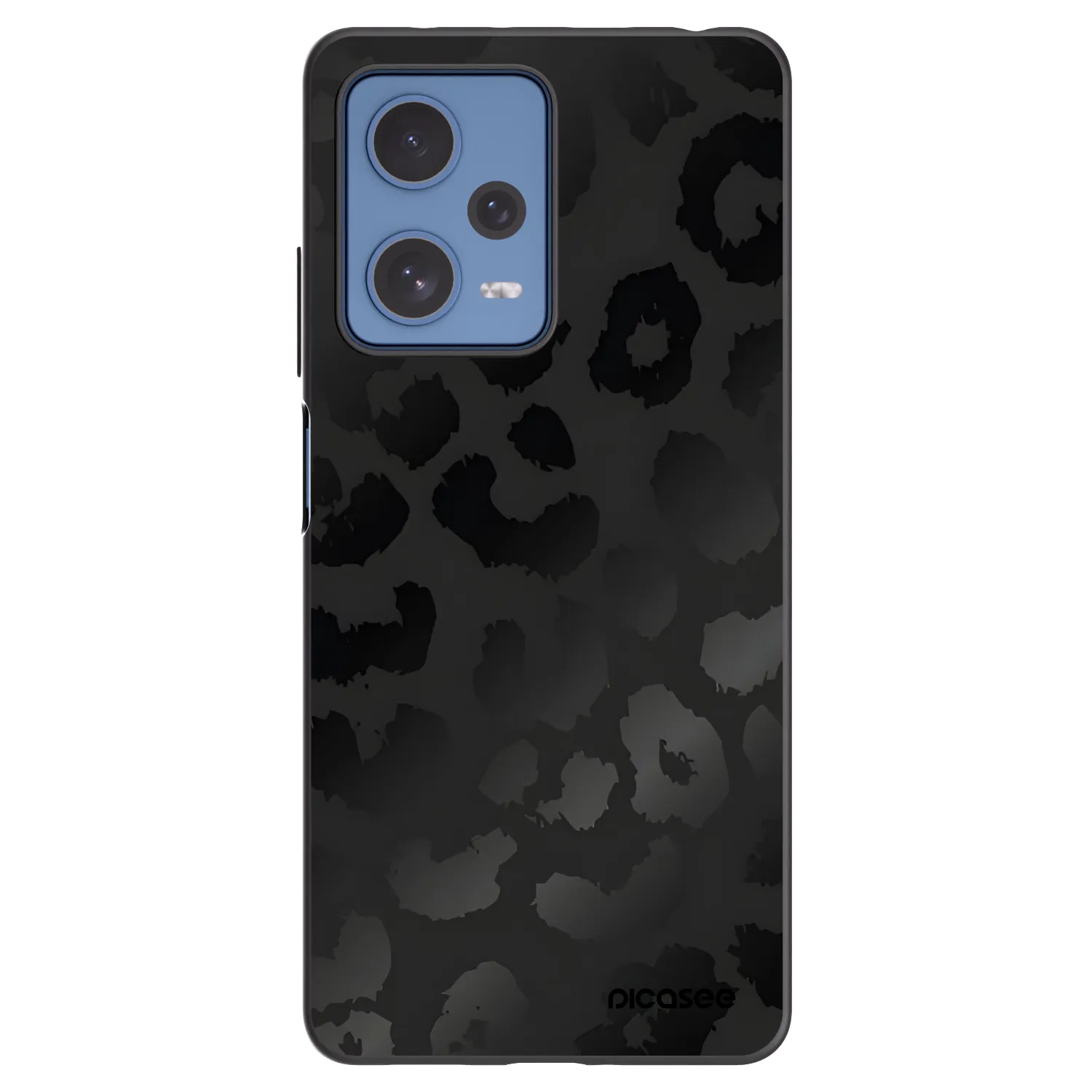 Picasee crna silikonska maskica za Xiaomi Redmi Note 12 Pro 5G - Midnight Leopard