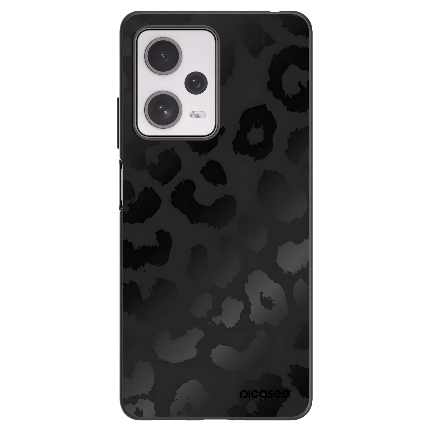 Picasee crna silikonska maskica za Xiaomi Redmi Note 12 Pro+ 5G - Midnight Leopard
