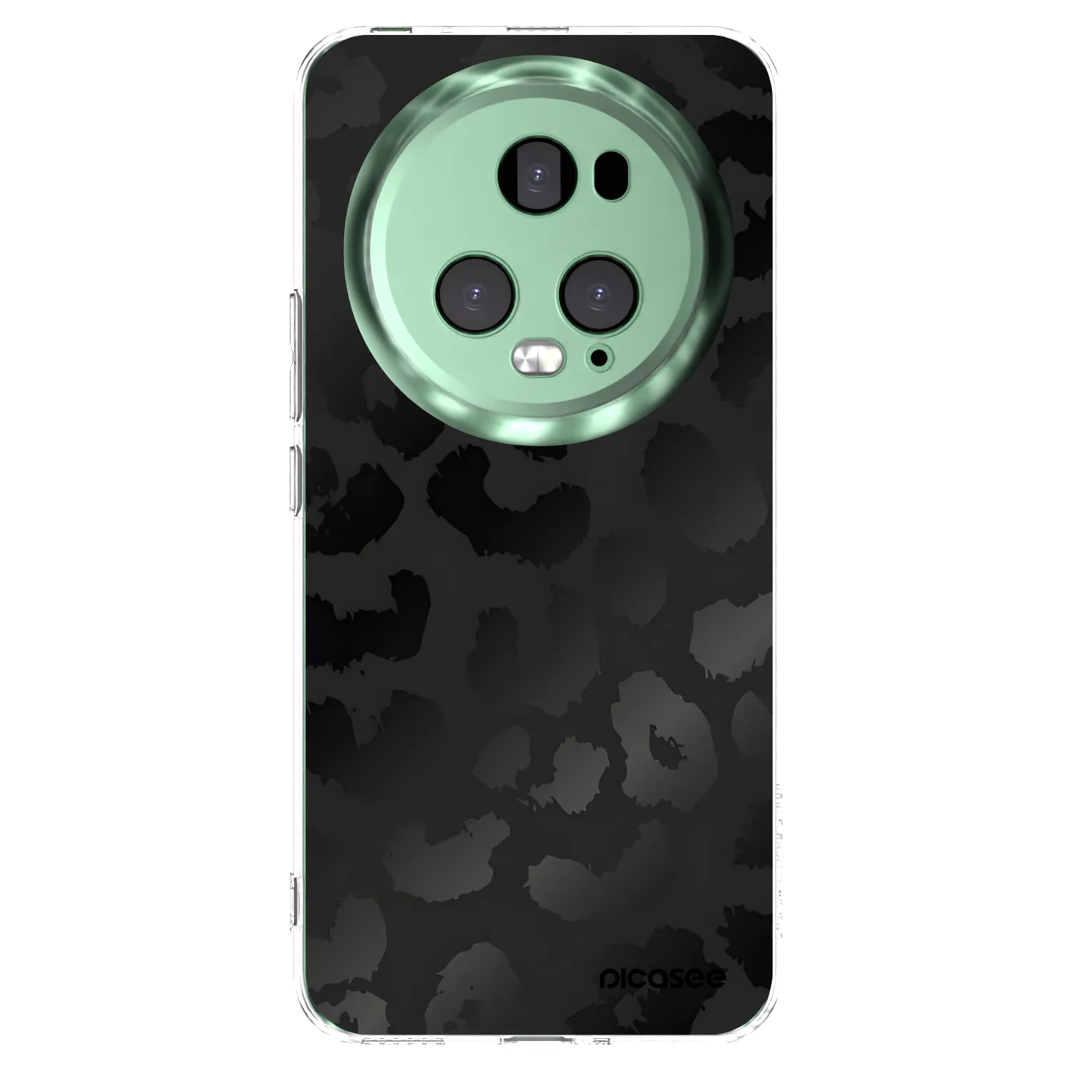 Picasee silikonska prozirna maskica za Honor Magic5 Pro - Midnight Leopard