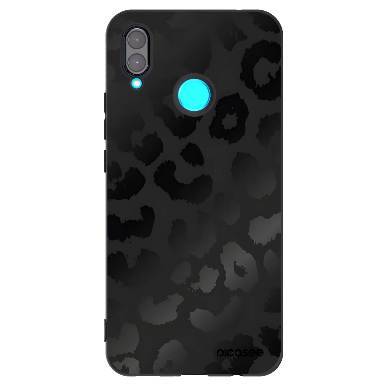 Picasee crna silikonska maskica za Huawei Nova 3 - Midnight Leopard