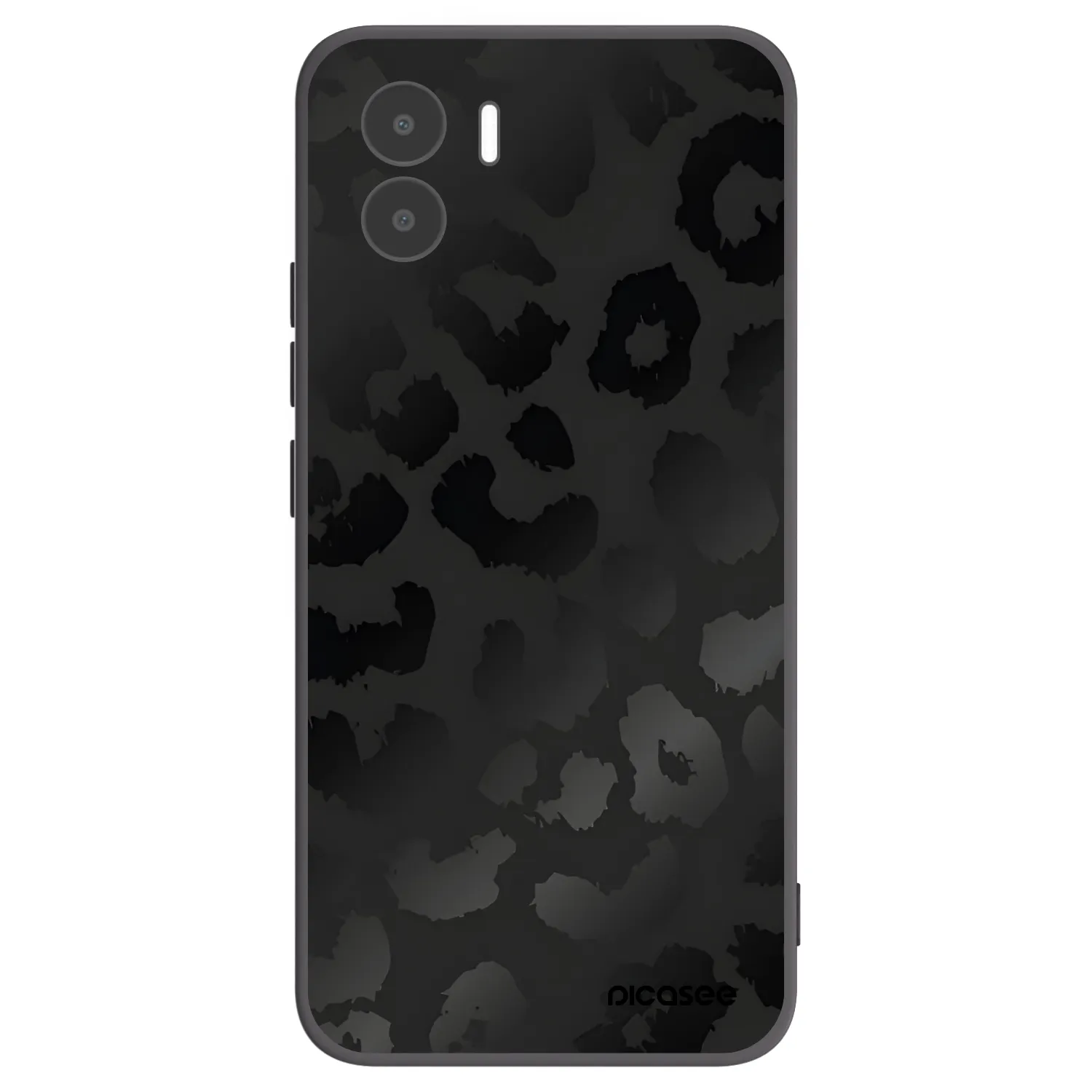 Picasee crna silikonska maskica za Xiaomi Redmi A2 - Midnight Leopard