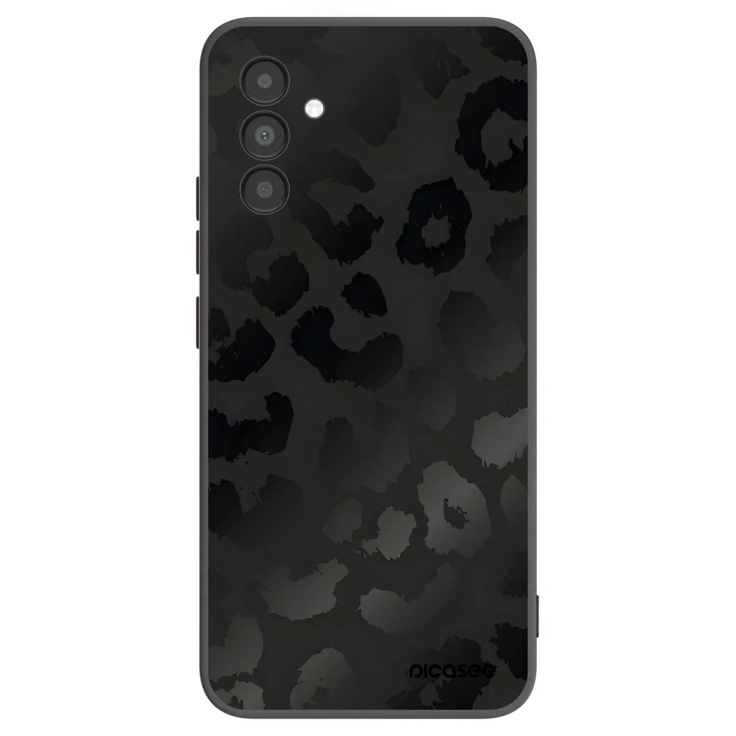 Picasee crna silikonska maskica za Samsung Galaxy A04s A047F - Midnight Leopard