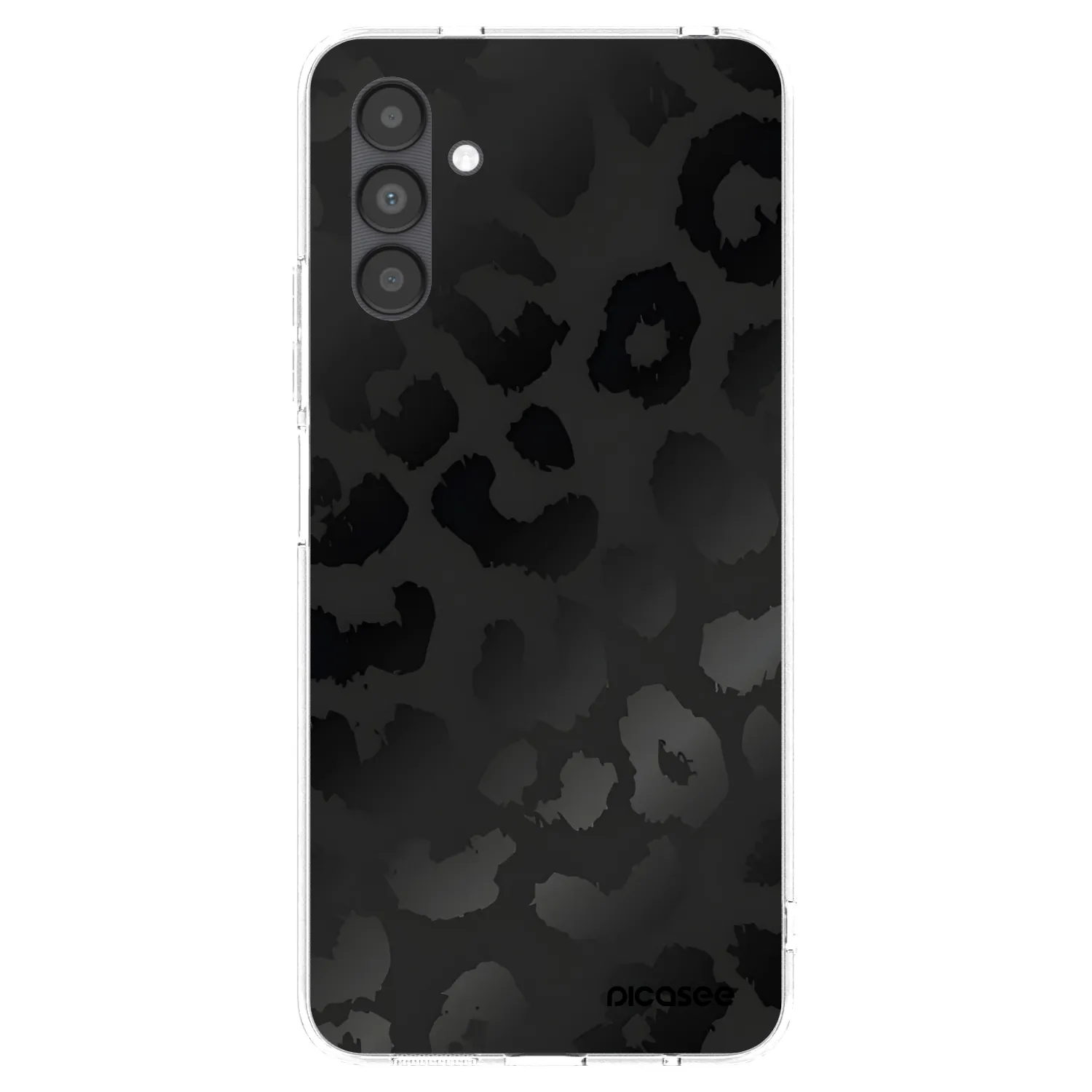 Picasee silikonska prozirna maskica za Samsung Galaxy A04s A047F - Midnight Leopard