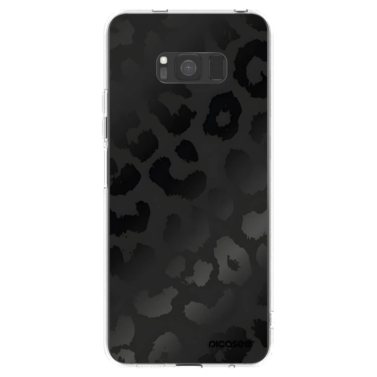 Picasee silikonska prozirna maskica za Samsung Galaxy S8 G950F - Midnight Leopard