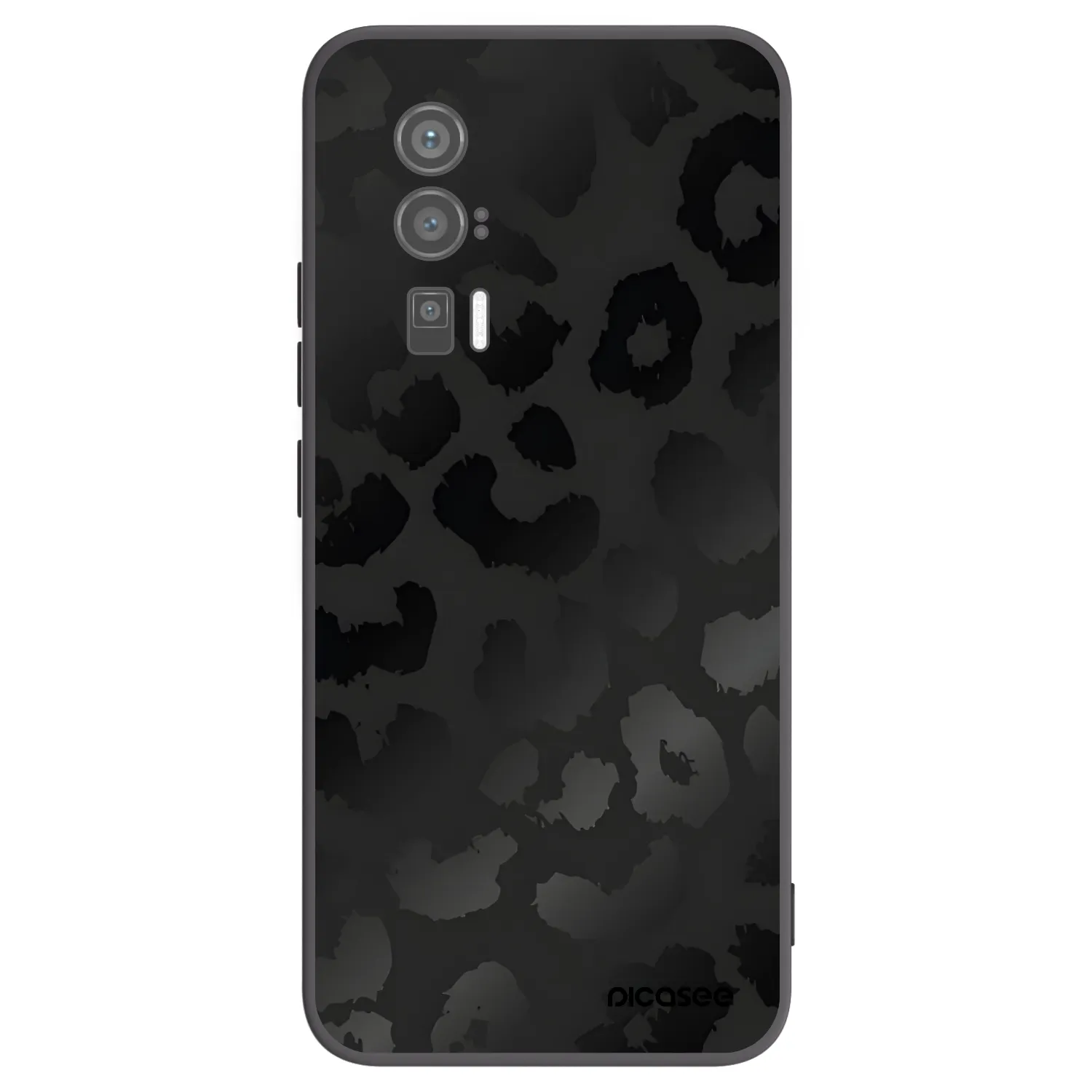 Picasee crna silikonska maskica za Xiaomi Poco F5 Pro 5G - Midnight Leopard