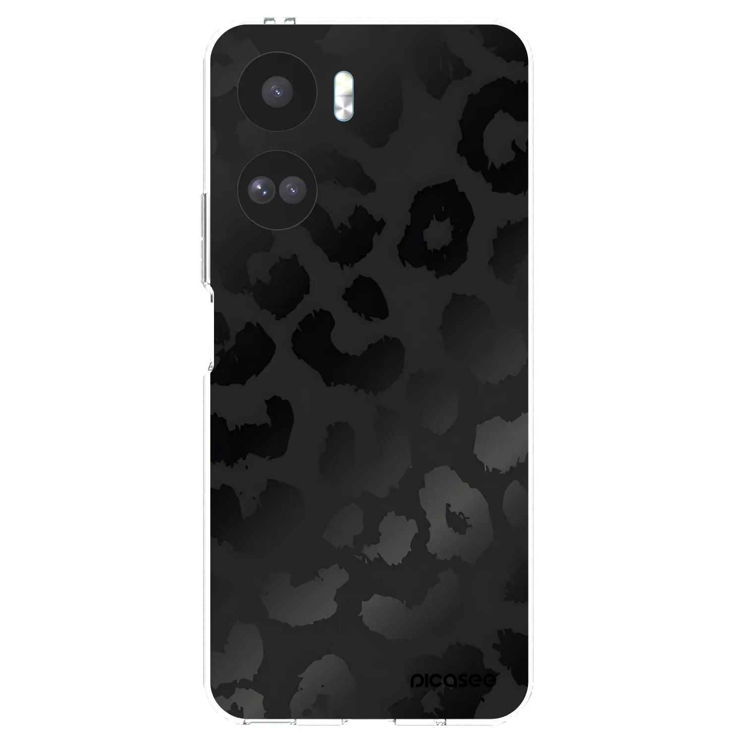 Picasee silikonska prozirna maskica za Honor 90 Lite 5G - Midnight Leopard