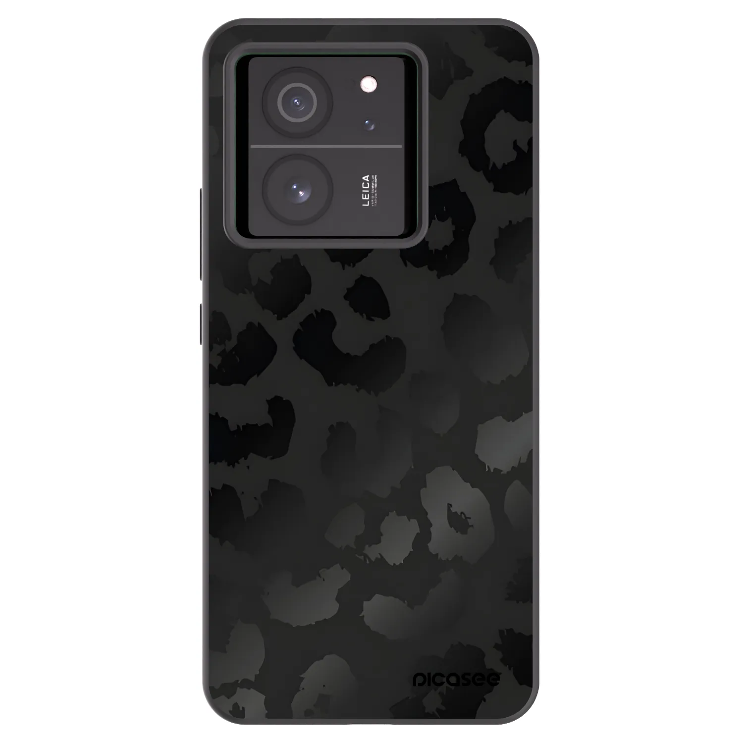 Picasee crna silikonska maskica za Xiaomi 13T Pro - Midnight Leopard