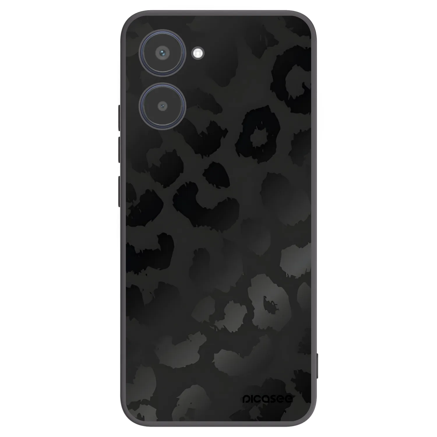 Picasee crna silikonska maskica za Realme 10 4G - Midnight Leopard