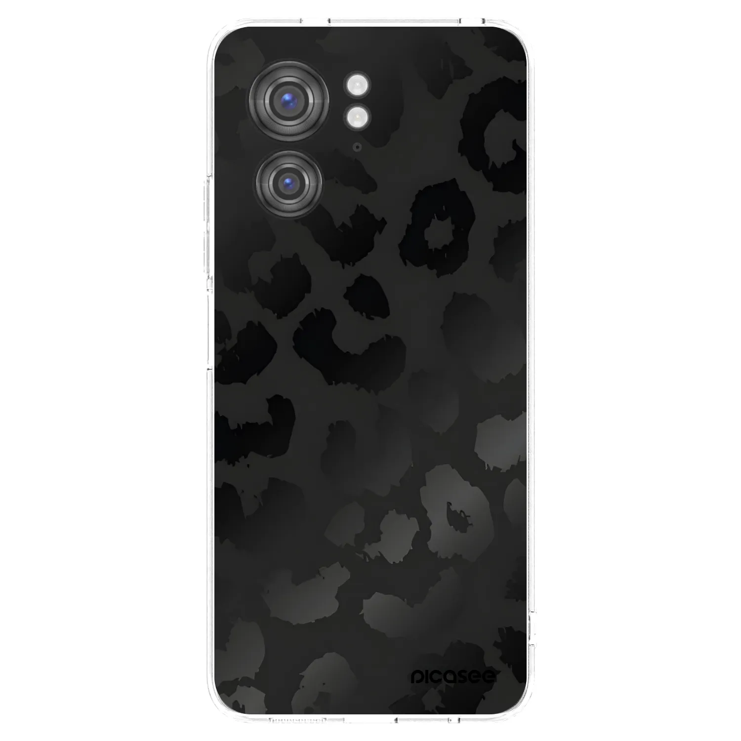 Picasee silikonska prozirna maskica za Motorola Edge 40 - Midnight Leopard