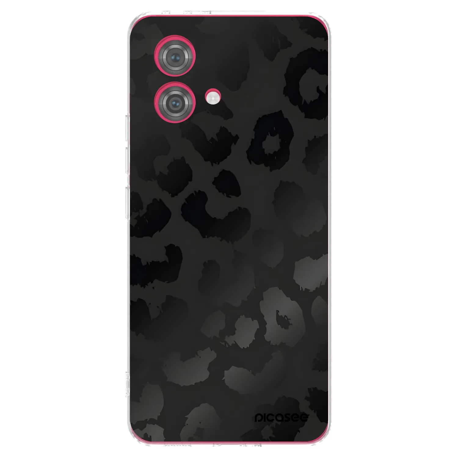 Picasee silikonska prozirna maskica za Motorola Moto G84 5G - Midnight Leopard