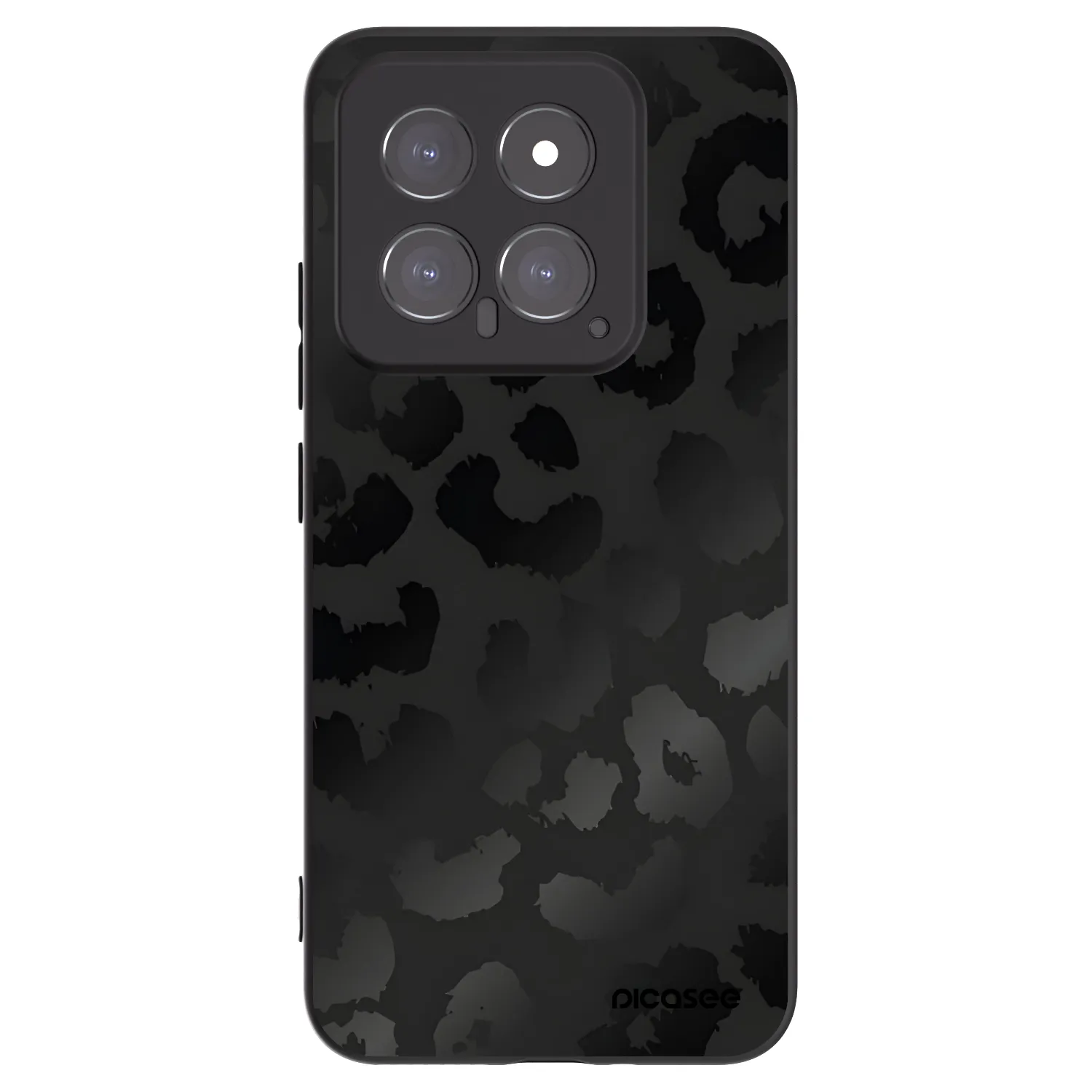 Picasee crna silikonska maskica za Xiaomi 14 - Midnight Leopard