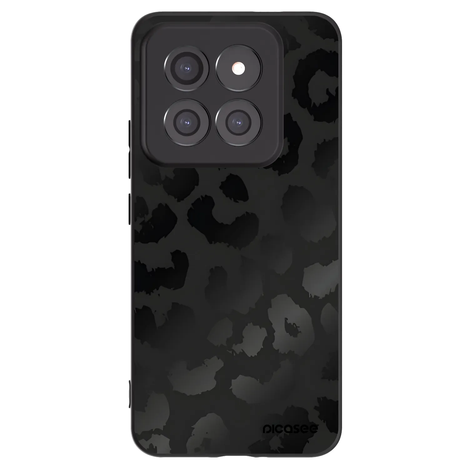 Picasee crna silikonska maskica za Xiaomi 14 Pro - Midnight Leopard
