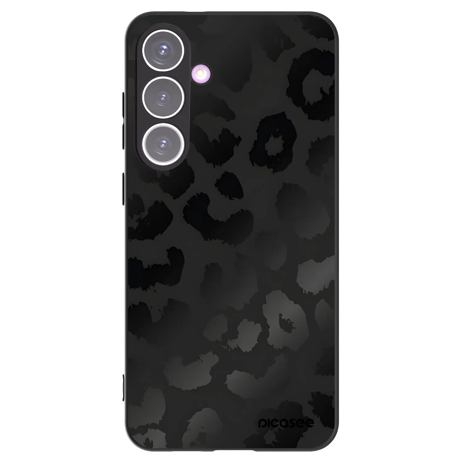 Picasee crna silikonska maskica za Samsung Galaxy S24+ S926B 5G - Midnight Leopard
