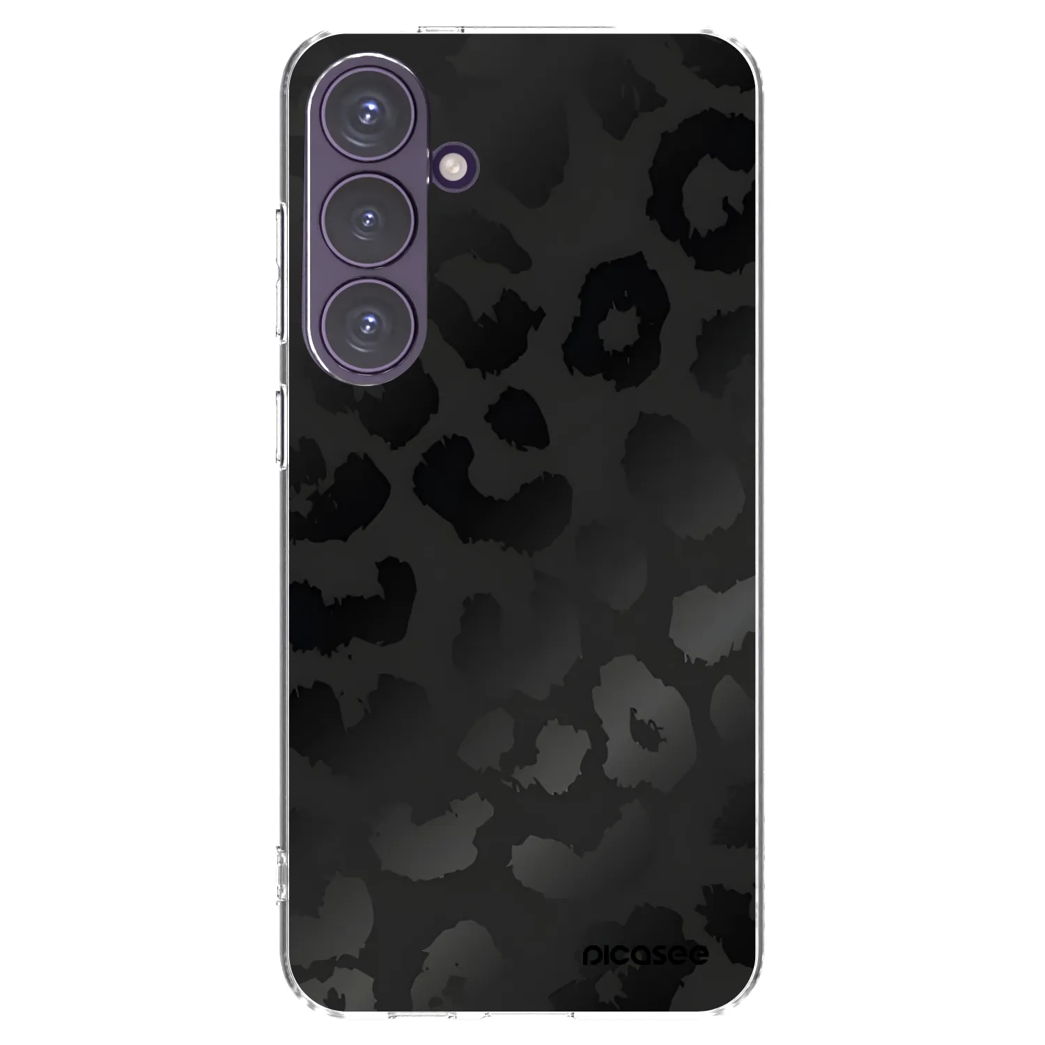 Picasee silikonska prozirna maskica za Samsung Galaxy S24+ S926B 5G - Midnight Leopard