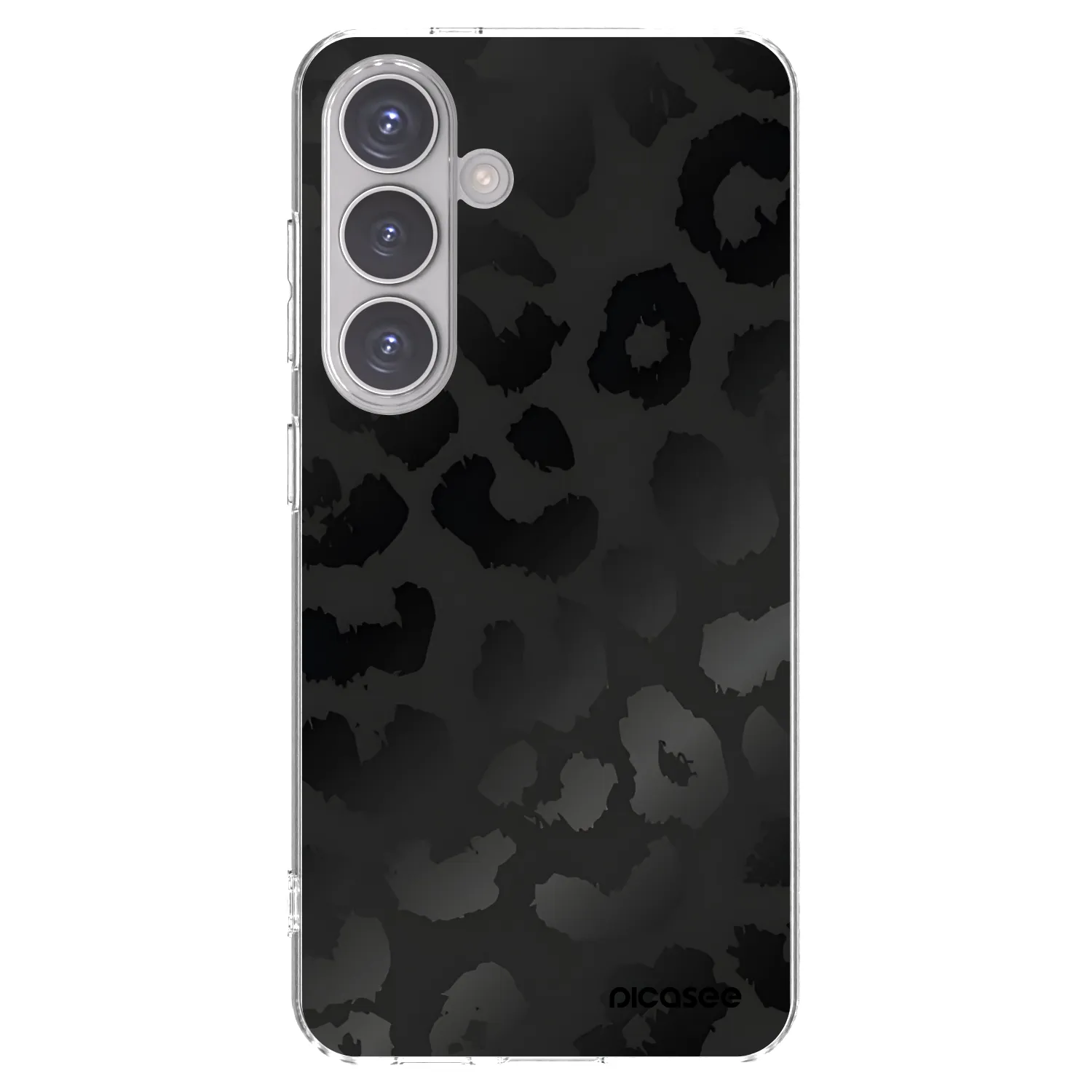 Picasee silikonska prozirna maskica za Samsung Galaxy S24 S921B 5G - Midnight Leopard