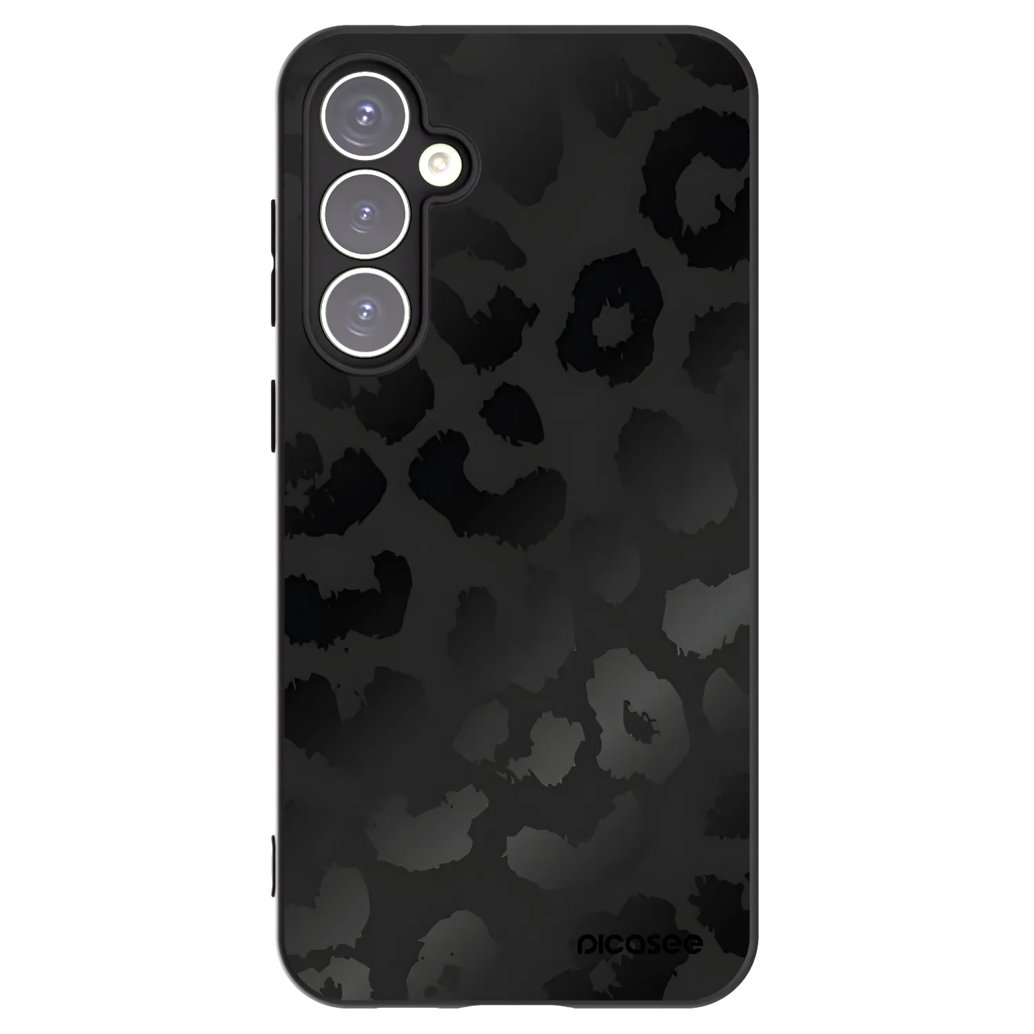 Picasee crna silikonska maskica za Samsung Galaxy S23 FE S711B - Midnight Leopard