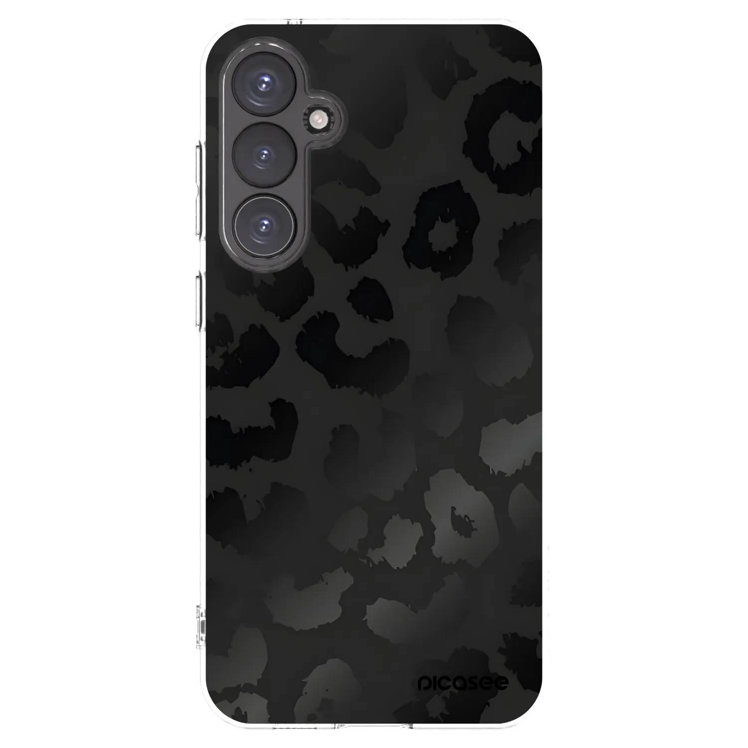Picasee silikonska prozirna maskica za Samsung Galaxy S23 FE S711B - Midnight Leopard