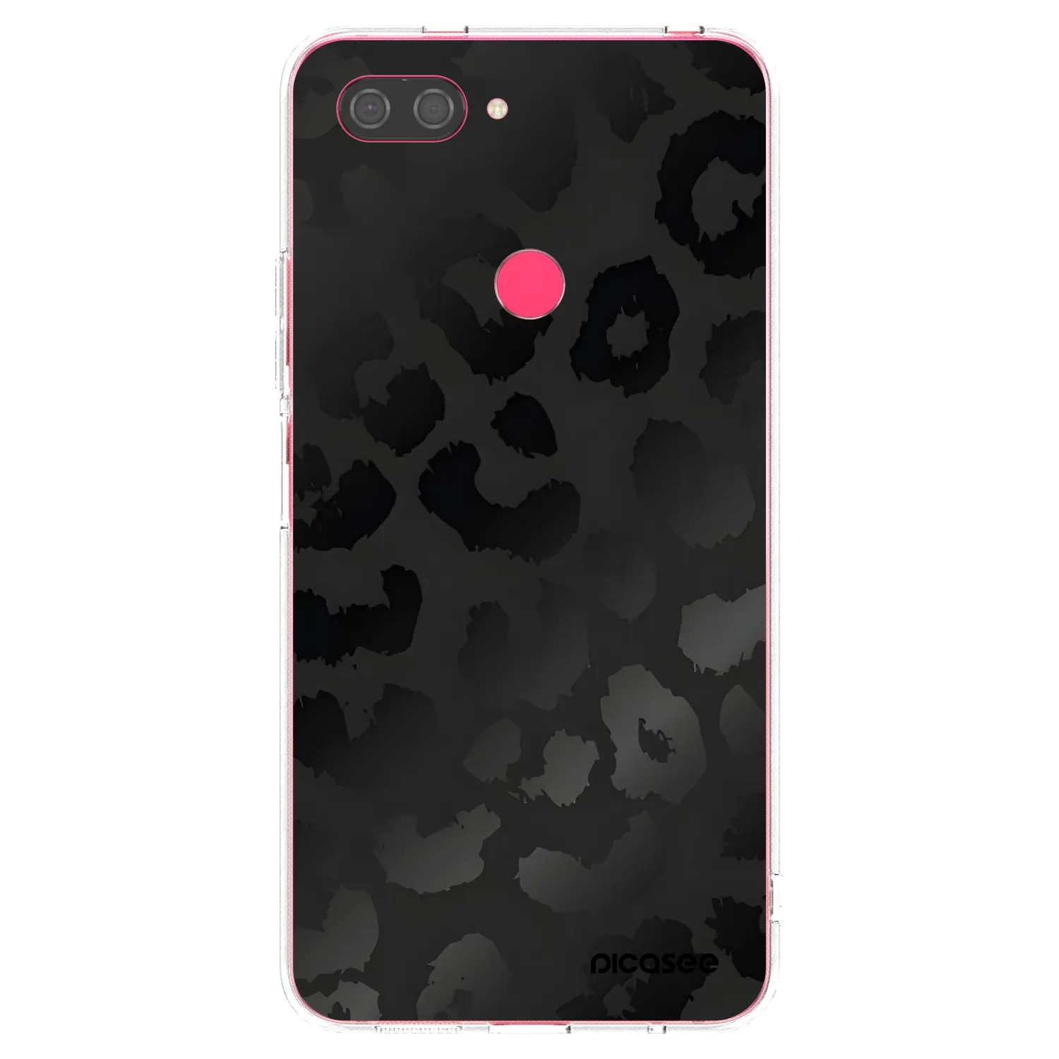 Picasee silikonska prozirna maskica za Xiaomi Mi 8 Lite - Midnight Leopard