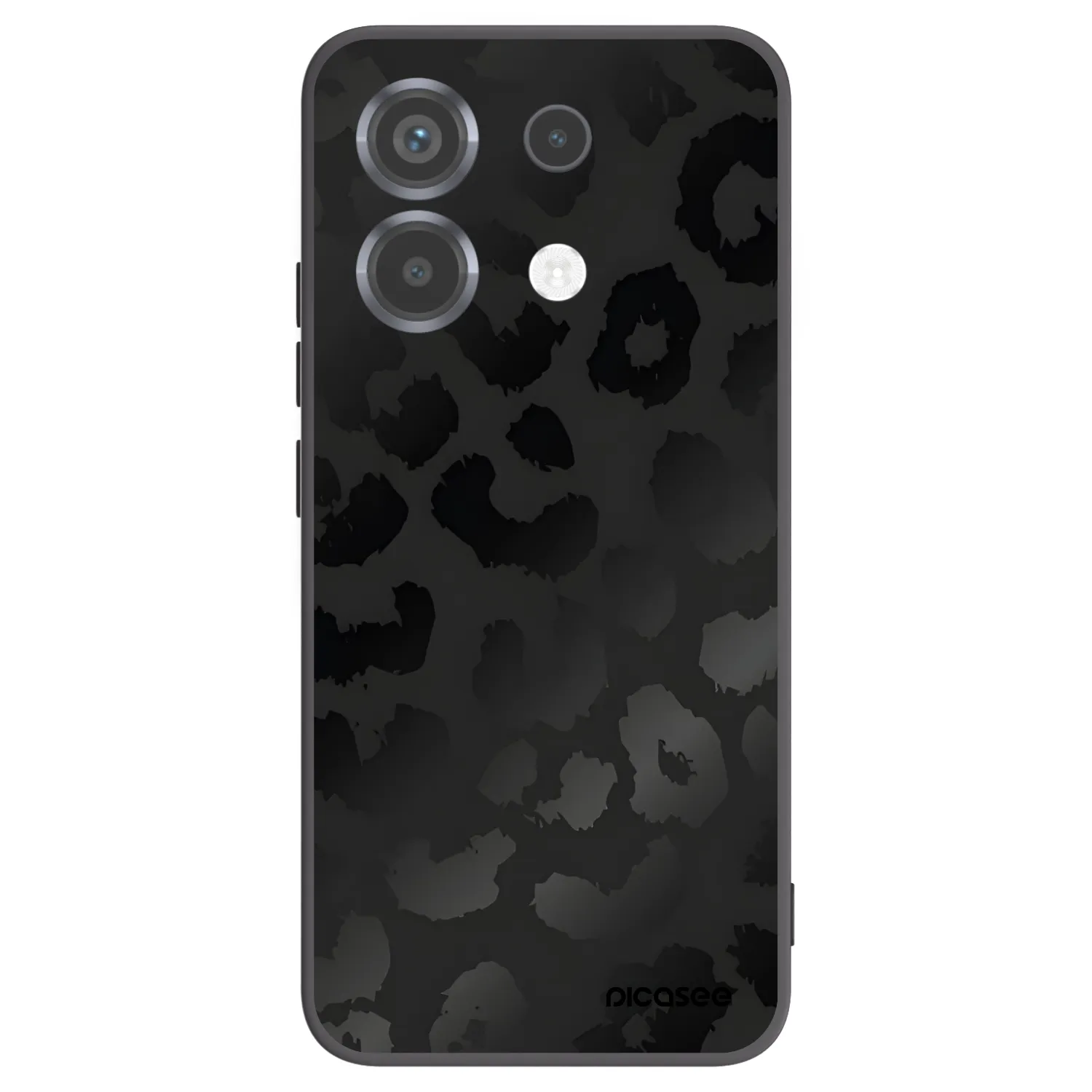 Picasee crna silikonska maskica za Xiaomi Poco X6 - Midnight Leopard