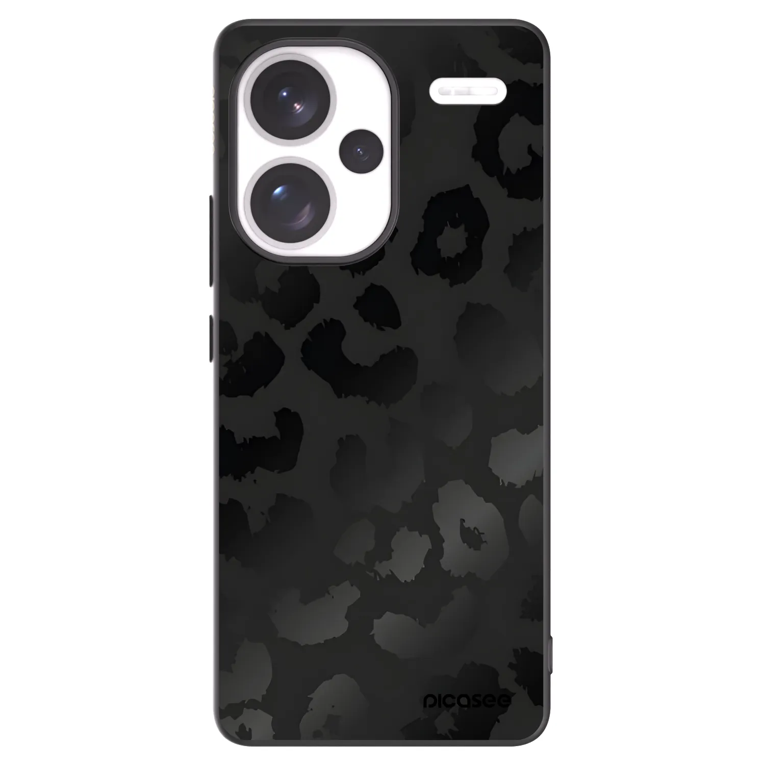 Picasee crna silikonska maskica za Xiaomi Redmi Note 13 Pro+ 5G - Midnight Leopard