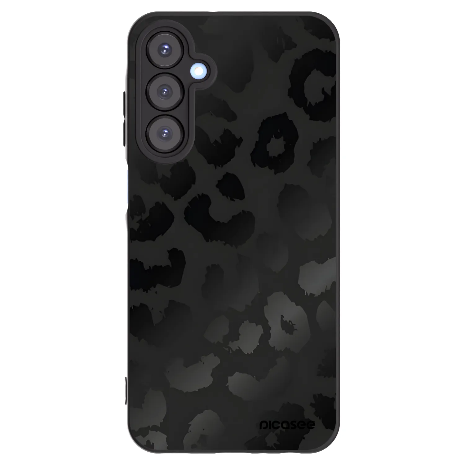 Picasee crna silikonska maskica za Samsung Galaxy A25 A256B 5G - Midnight Leopard