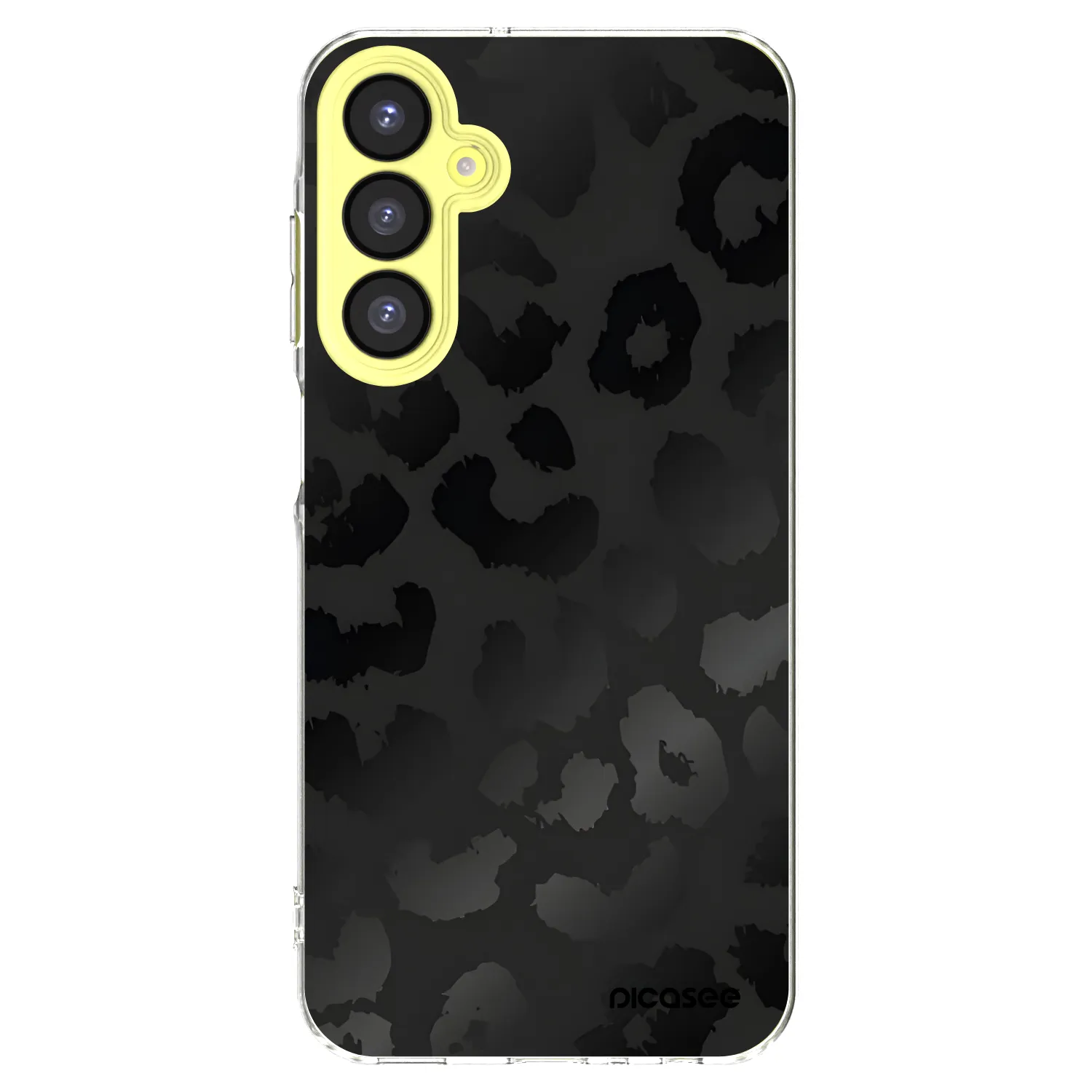 Picasee silikonska prozirna maskica za Samsung Galaxy A25 A256B 5G - Midnight Leopard