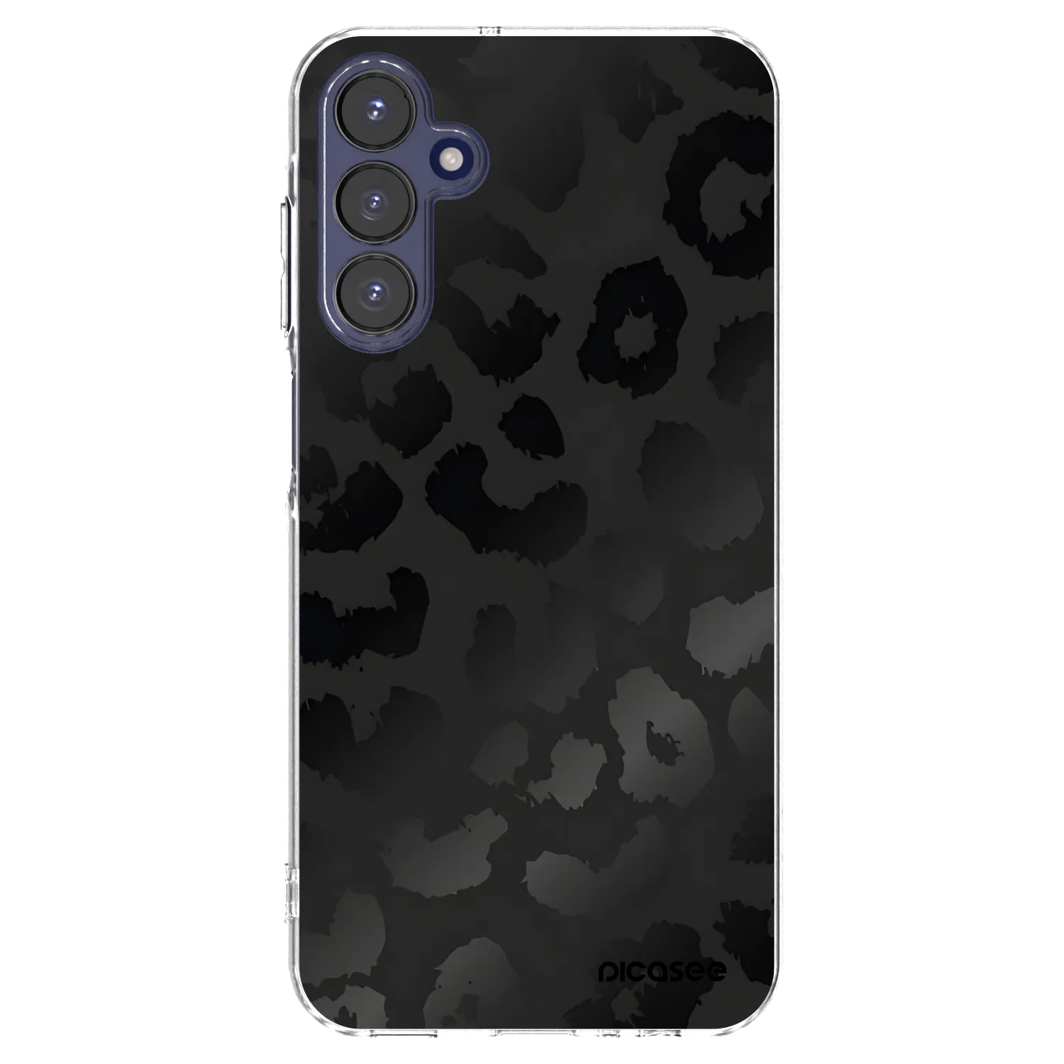 Picasee silikonska prozirna maskica za Samsung Galaxy A15 A155F 4G - Midnight Leopard