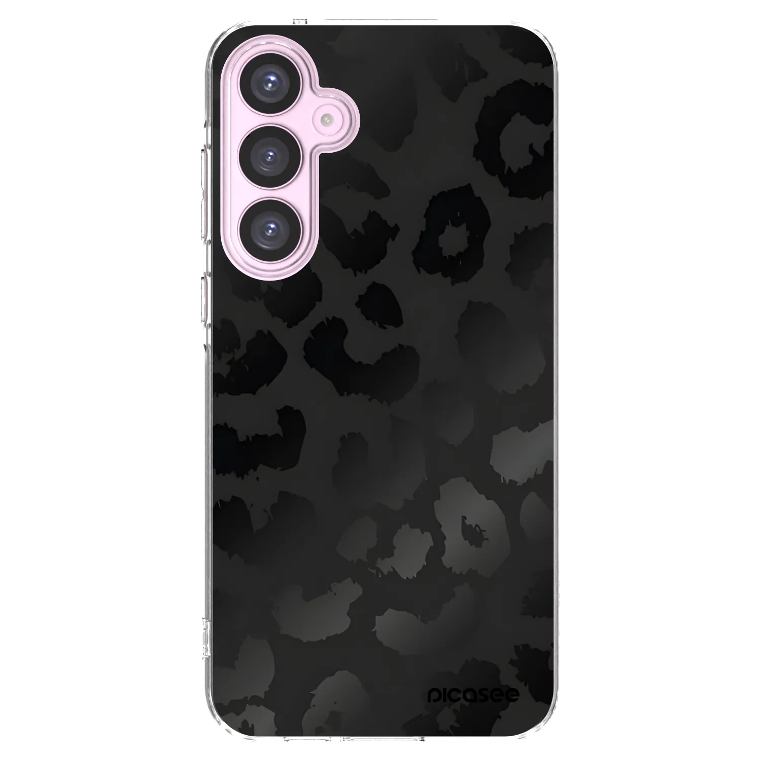 Picasee silikonska prozirna maskica za Samsung Galaxy A55 5G A556B - Midnight Leopard