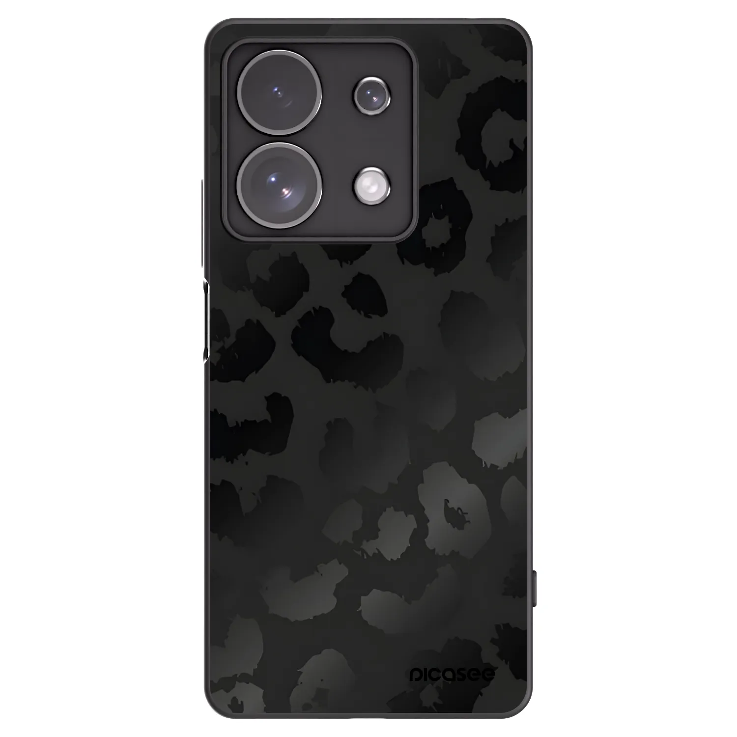 Picasee crna silikonska maskica za Xiaomi Redmi Note 13 Pro 4G - Midnight Leopard