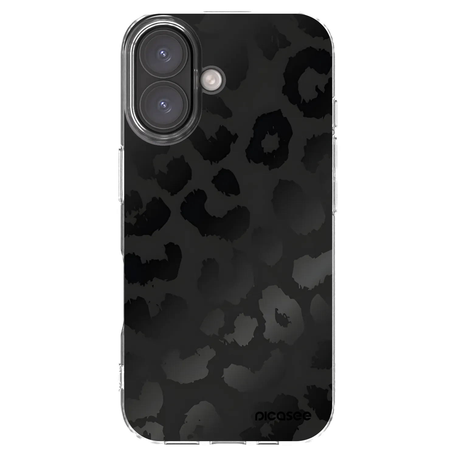 Picasee silikonska prozirna maskica za Apple iPhone 16 - Midnight Leopard