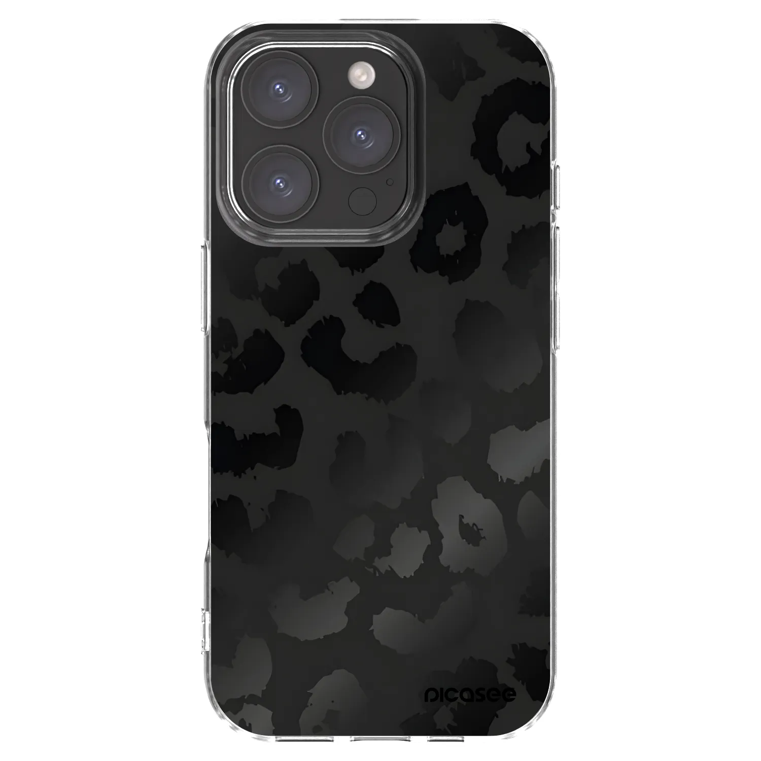 Picasee silikonska prozirna maskica za Apple iPhone 16 Pro - Midnight Leopard